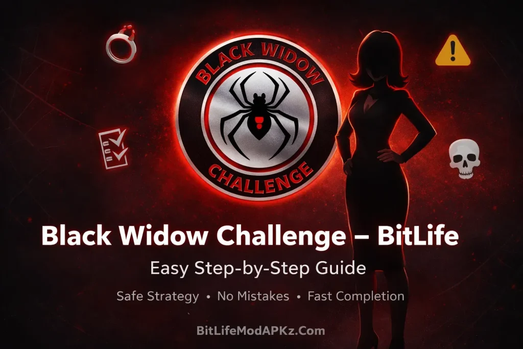 complete black widow challenge in bitlife