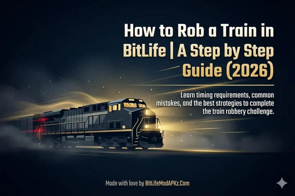 how to rob a train in bitlife