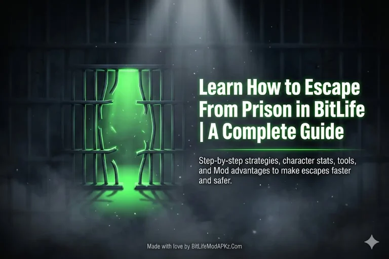 learn how to escape from prison in bitlife