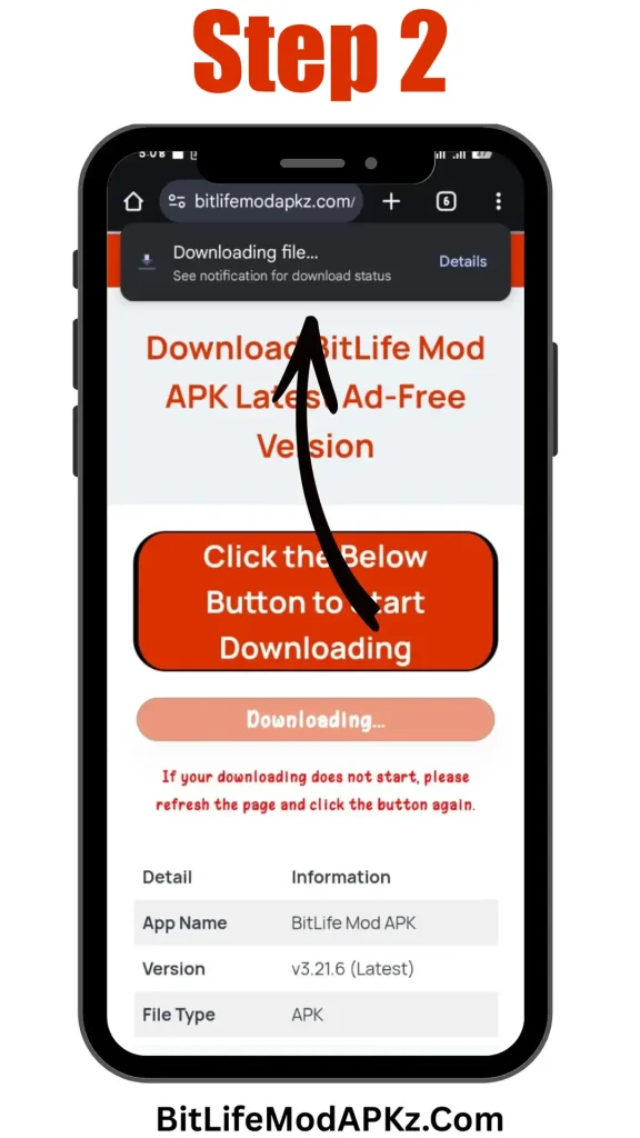 BitLife MOD APK v3.23.8 (Bitizenship, God Mode, Free Time Machine) Download step 2 open the downloaded apk file