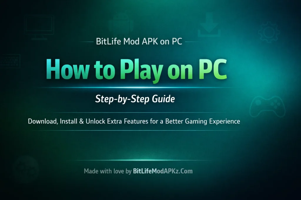 Bitlife mod apk on pc