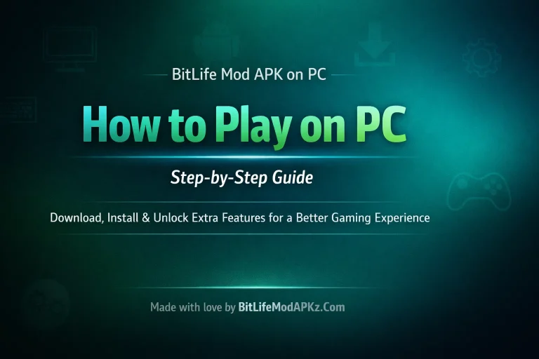 Bitlife mod apk on pc