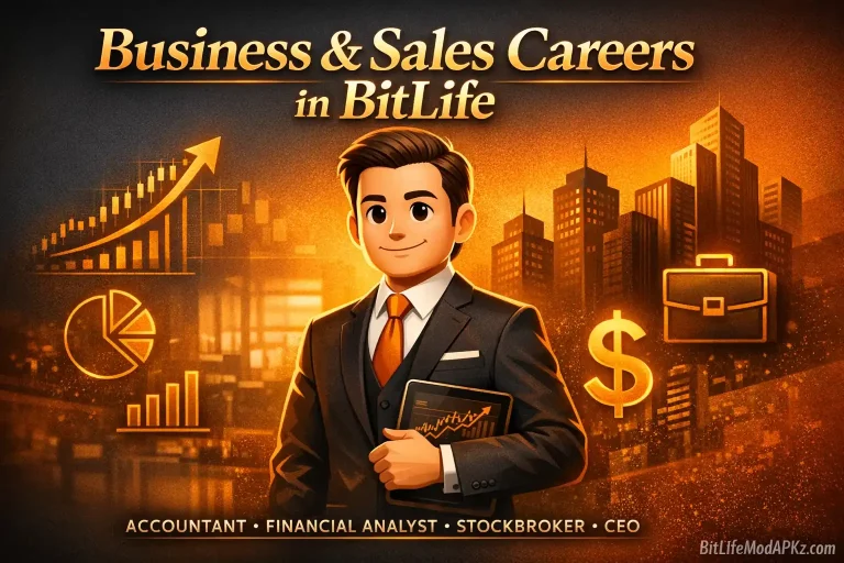 business and sales careers in bitlife