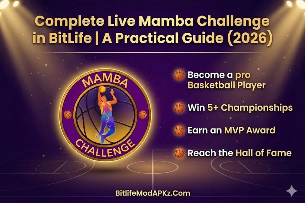 Complete mamba challenge in bitlife