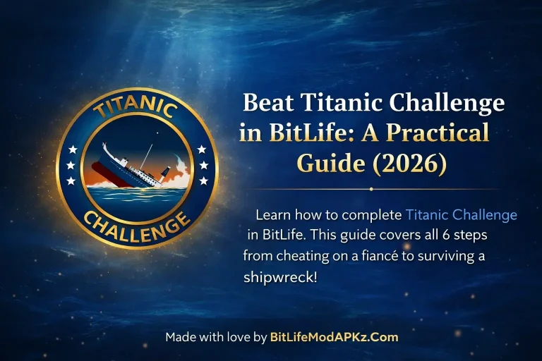 complete titanic challenge in bitlife