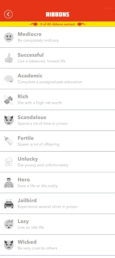 What are Ribbons in BitLife? Complete List and How to Get Them svg%3E