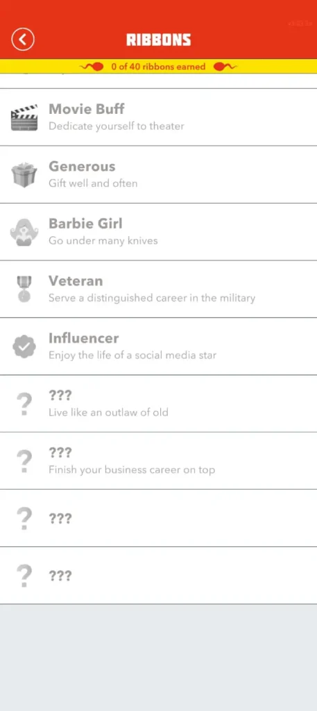 What are Ribbons in BitLife? Complete List and How to Get Them svg%3E