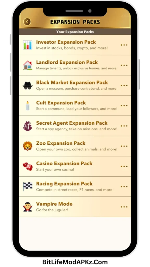 unlocked expansion packs
