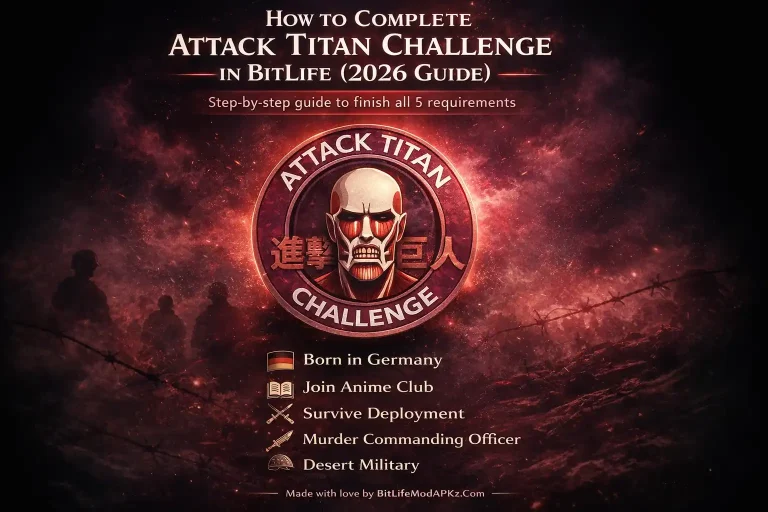 attack titan challenge in bitlife