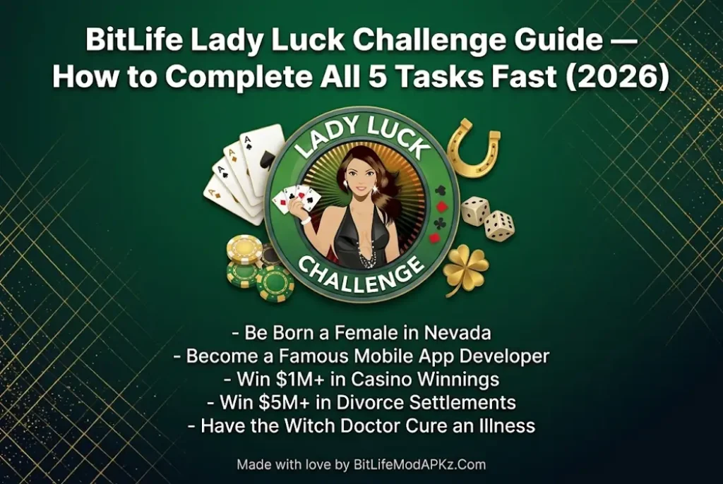 bitlife lady luck challenge